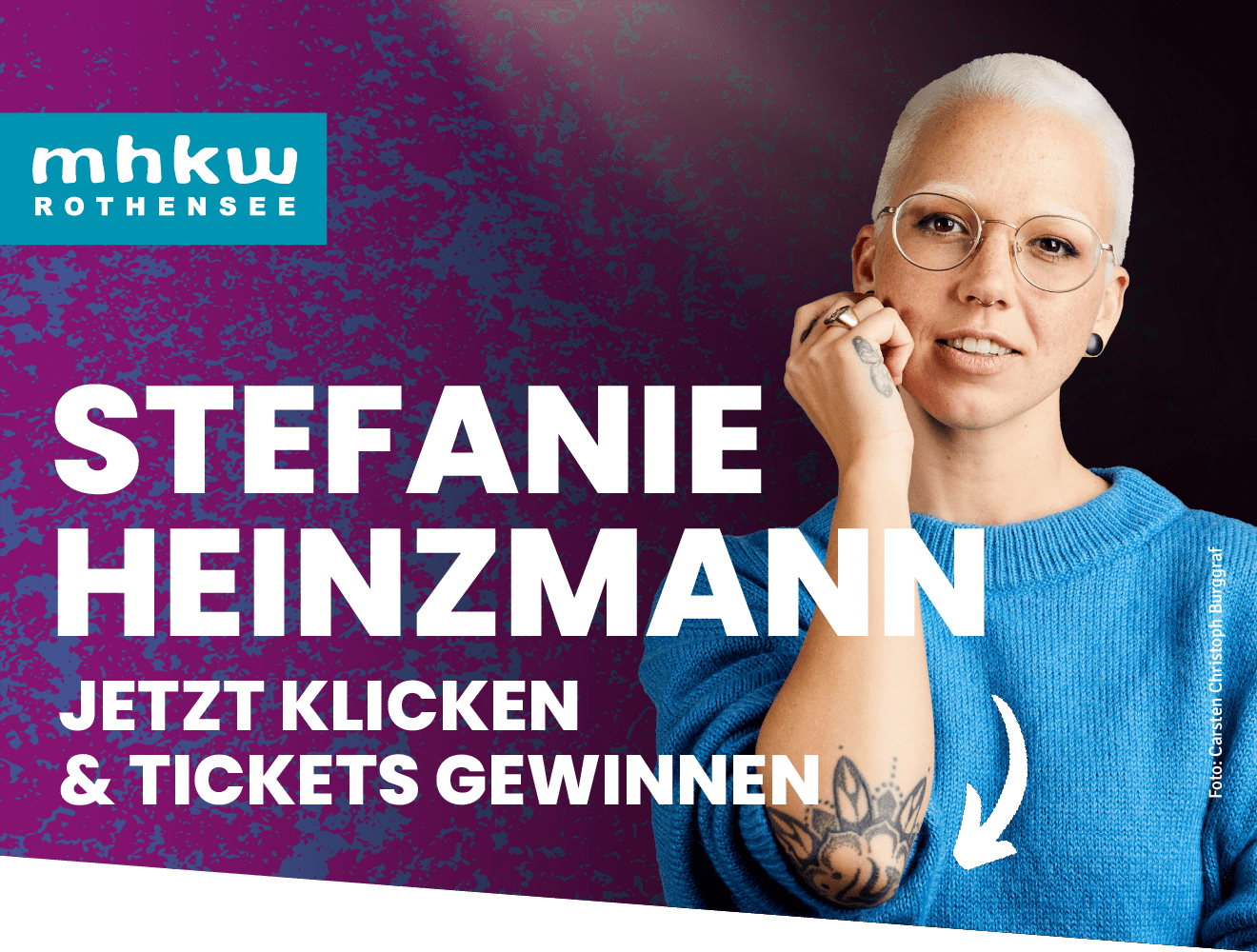 Banner mit Stefanie Heinzmann